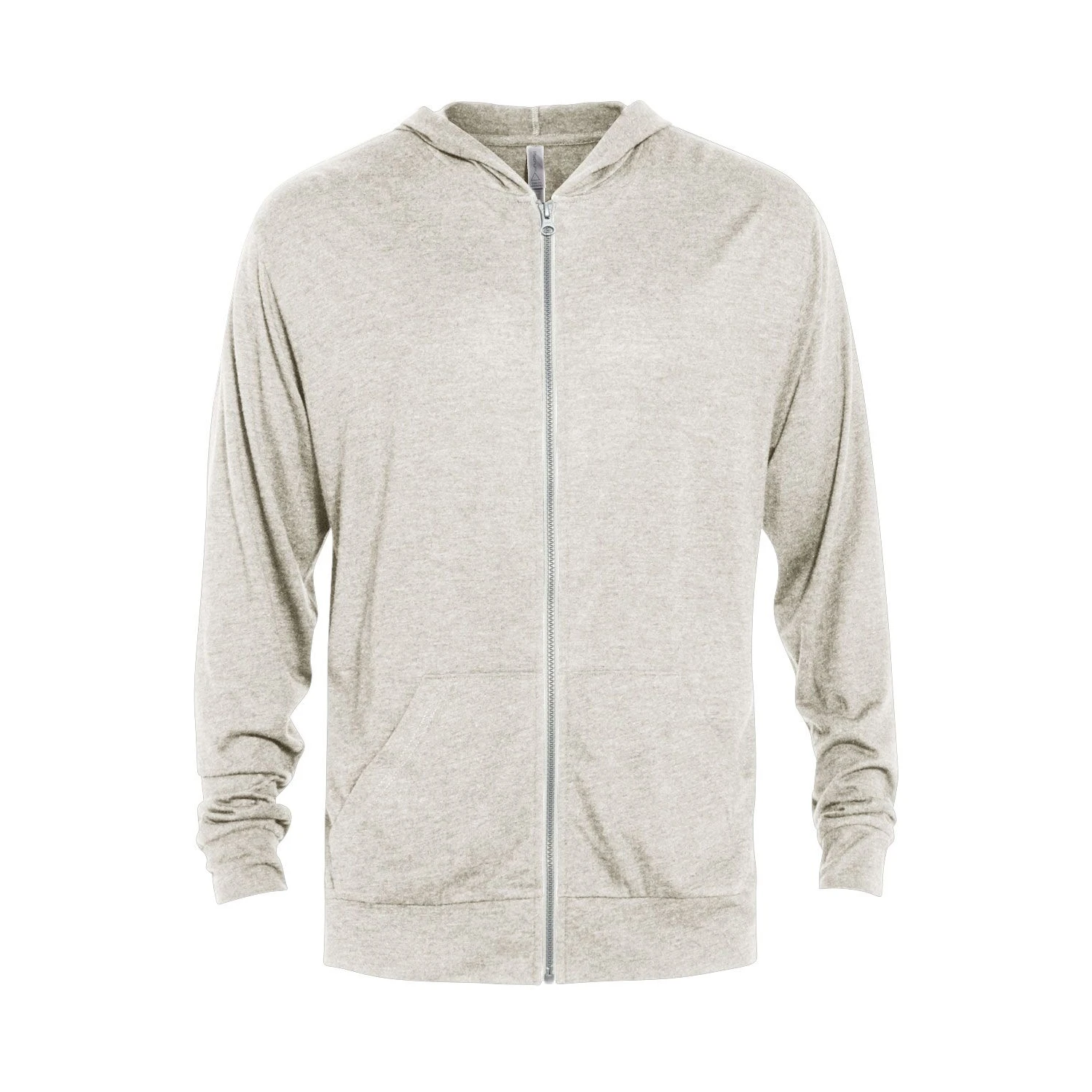 Platinum Adult Unisex Tri-Blend Full Zip Hoodie 4 Platinum Adult Unisex Tri-Blend Full Zip Hoodie - Image 2