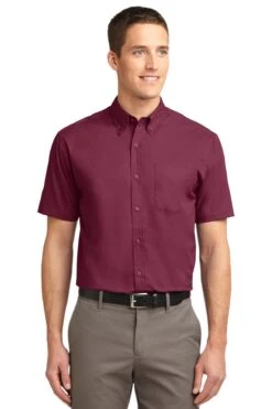 Tall Short Sleeve Easy Care Shirt -Jiffyshirts Sales Store 7bbb1ae4f952ed