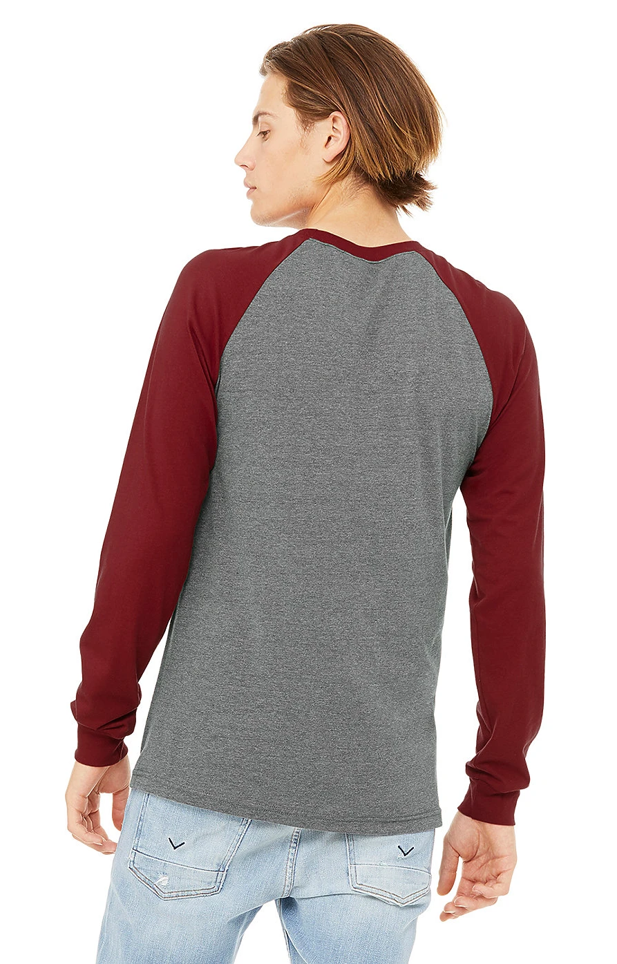 Men's Jersey Long-Sleeve Baseball T-Shirt 5 Men's Jersey Long-Sleeve Baseball T-Shirt - Image 3