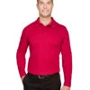 CrownLux Performance™ Men's Tall Plaited Long Sleeve Polo 2 CrownLux Performance™ Men's Tall Plaited Long Sleeve Polo -Jiffyshirts Sales Store 7c6034ea4fce37