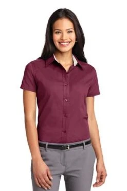 Ladies Short Sleeve Easy Care Shirt 35 Ladies Short Sleeve Easy Care Shirt -Jiffyshirts Sales Store 7c69037f5a7328
