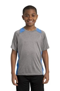 Youth Unisex Heather Colorblock Contender Tee -Jiffyshirts Sales Store 7cdd9fa0843046