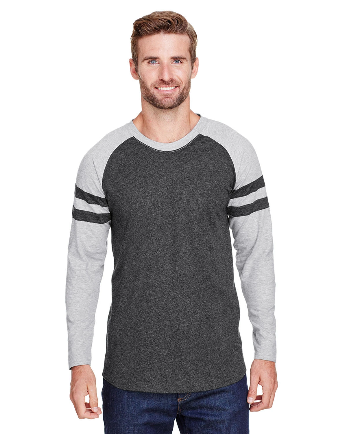 Men's Gameday Mash-Up Long Sleeve Fine Jersey T-Shirt 8 Men's Gameday Mash-Up Long Sleeve Fine Jersey T-Shirt - Image 6