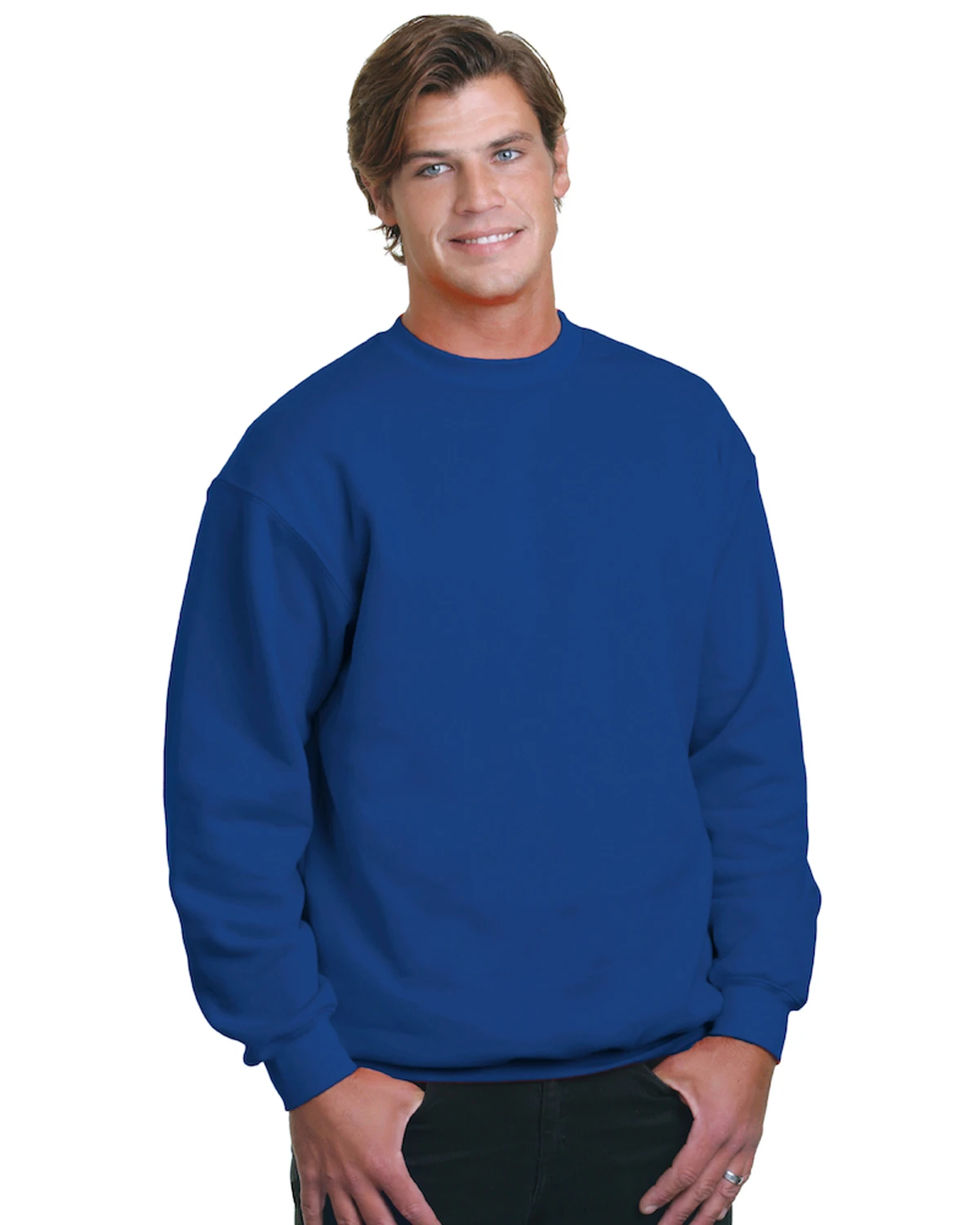 Adult Unisex 9.5 Oz., 80/20 Heavyweight Crewneck Sweatshirt 17 Adult Unisex 9.5 Oz., 80/20 Heavyweight Crewneck Sweatshirt - Image 15
