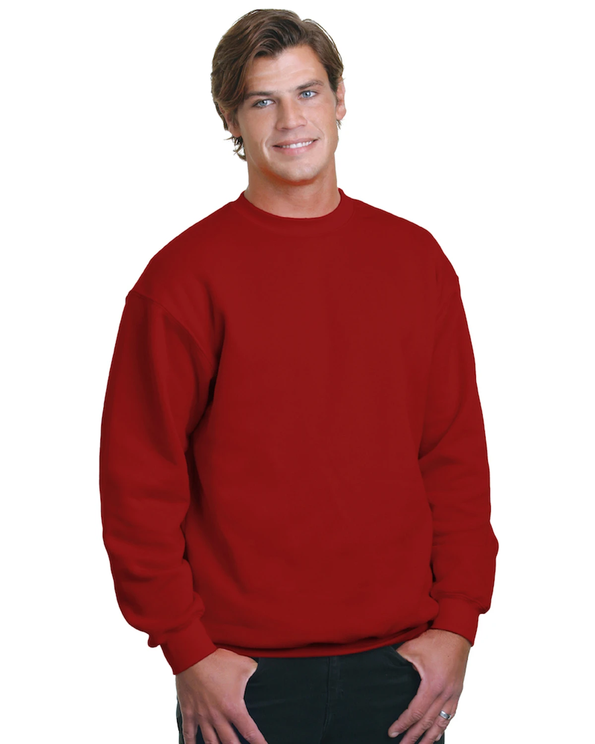 Adult Unisex 9.5 Oz., 80/20 Heavyweight Crewneck Sweatshirt 13 Adult Unisex 9.5 Oz., 80/20 Heavyweight Crewneck Sweatshirt - Image 11