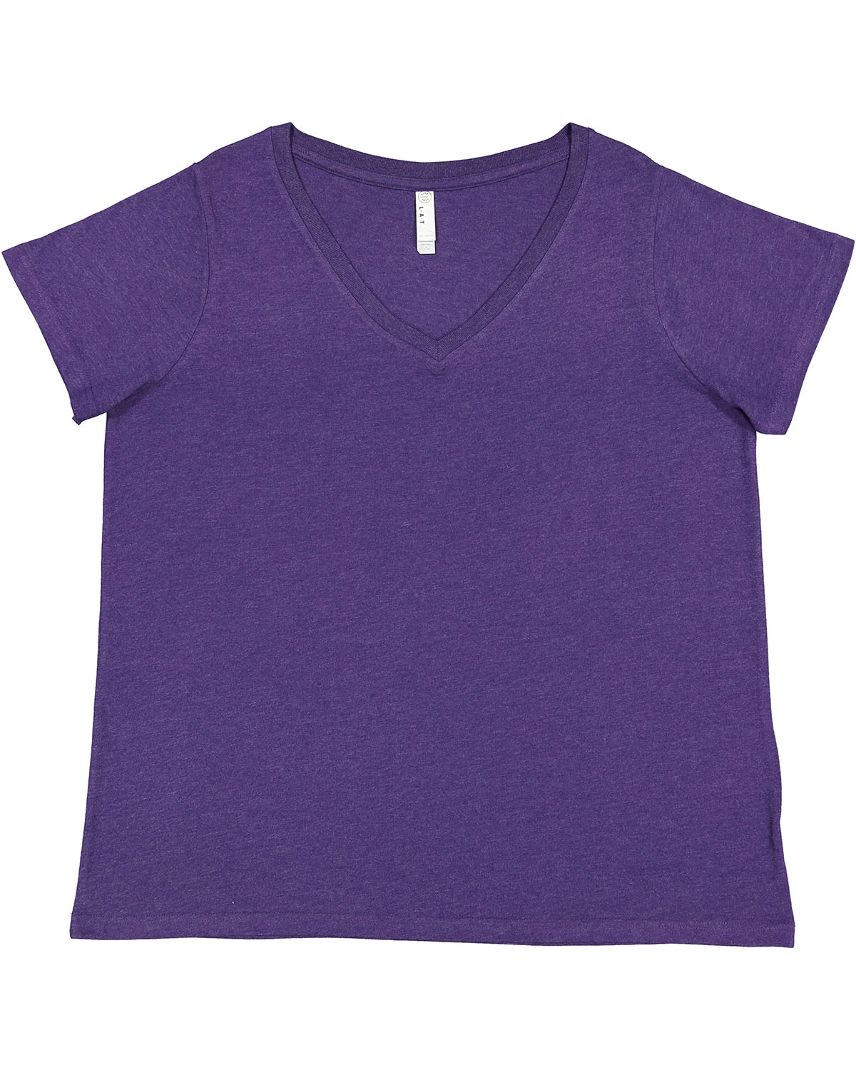 Ladies' Curvy V-Neck Fine Jersey T-Shirt 18 Ladies' Curvy V-Neck Fine Jersey T-Shirt - Image 16