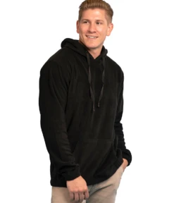 Unisex Pullover Hooded Polar Fleece