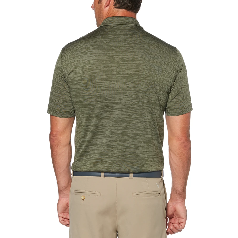 Callaway Men's Broken Stripe Texture Polo 4 Callaway Men's Broken Stripe Texture Polo - Image 2