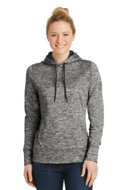 Ladies PosiCharge Electric Heather Fleece Hooded Pullover 14 Ladies PosiCharge Electric Heather Fleece Hooded Pullover -Jiffyshirts Sales Store 7df433f16f0144