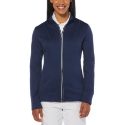 Callaway Ladies Waffle Fleece Jacket