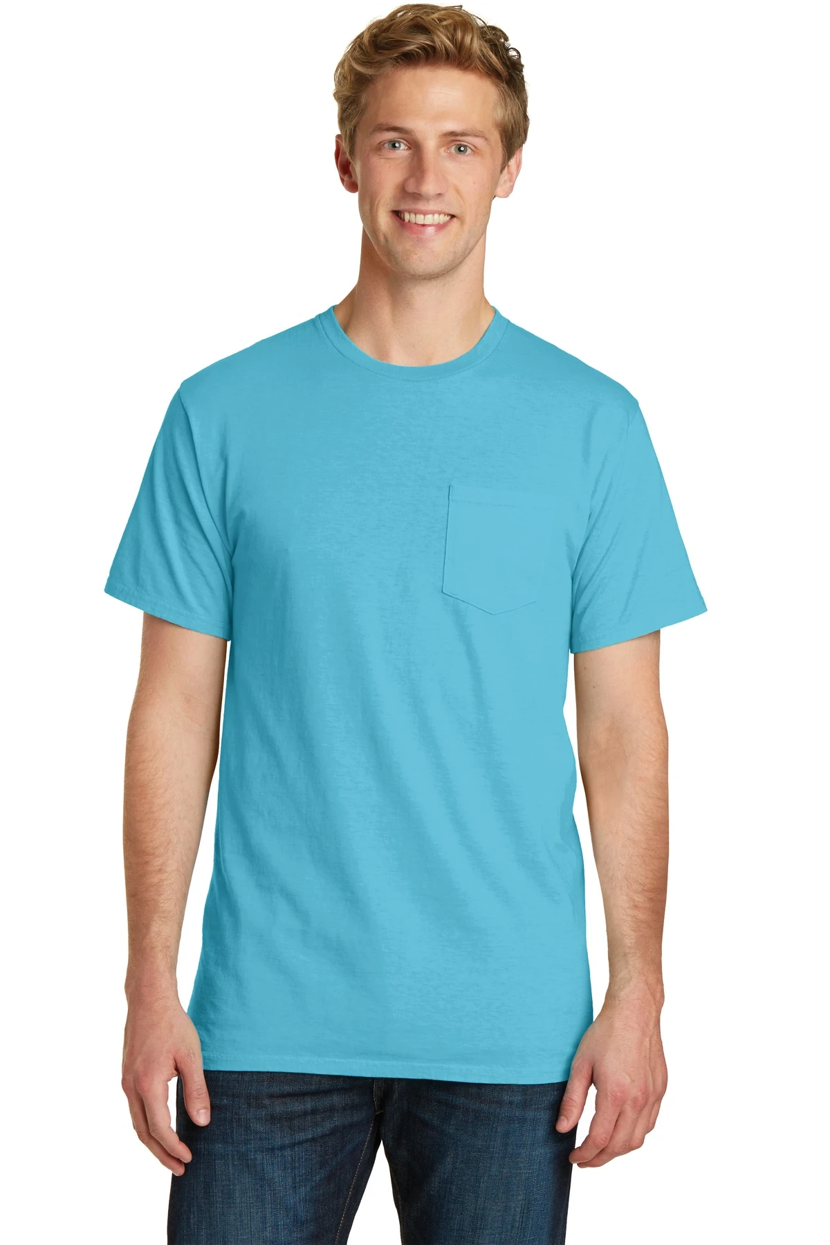 Unisex Beach Wash Garment-Dyed Pocket Tee 14 Unisex Beach Wash Garment-Dyed Pocket Tee - Image 12