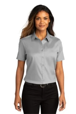 Ladies Short Sleeve SuperPro React ™ Twill Shirt 26 Ladies Short Sleeve SuperPro React ™ Twill Shirt -Jiffyshirts Sales Store 7ed28577ebcbd6