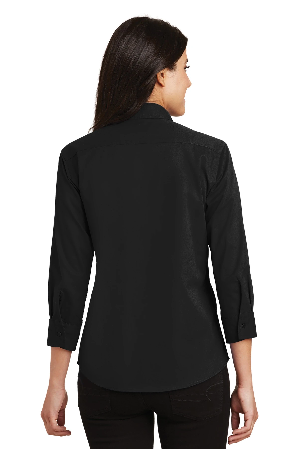 Ladies 3/4-Sleeve Easy Care Shirt 4 Ladies 3/4-Sleeve Easy Care Shirt - Image 2
