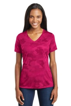Ladies CamoHex V-Neck Tee 15 Ladies CamoHex V-Neck Tee -Jiffyshirts Sales Store 7f2ad6615730bd
