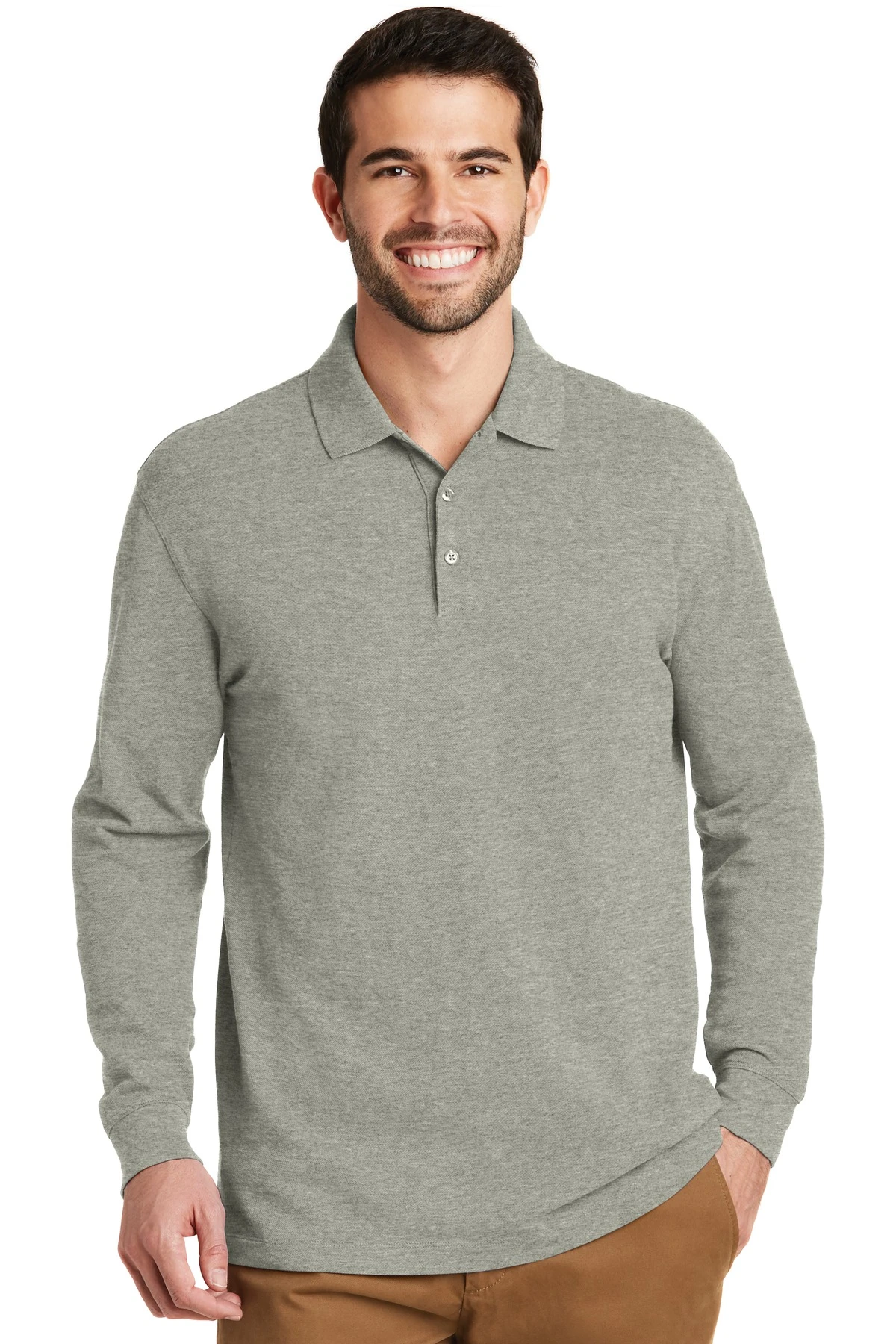 EZCotton Long Sleeve Polo 7 EZCotton Long Sleeve Polo - Image 5
