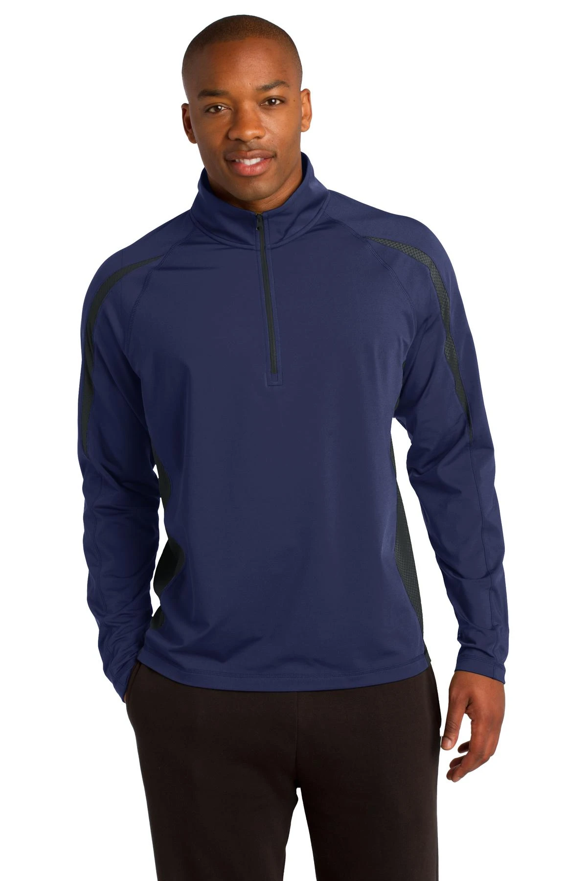 Sport-Wick Stretch 1/2-Zip Colorblock Pullover 11 Sport-Wick Stretch 1/2-Zip Colorblock Pullover - Image 9
