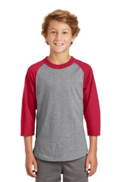 Youth Unisex Colorblock Raglan Jersey -Jiffyshirts Sales Store 81480e1f0cefd1