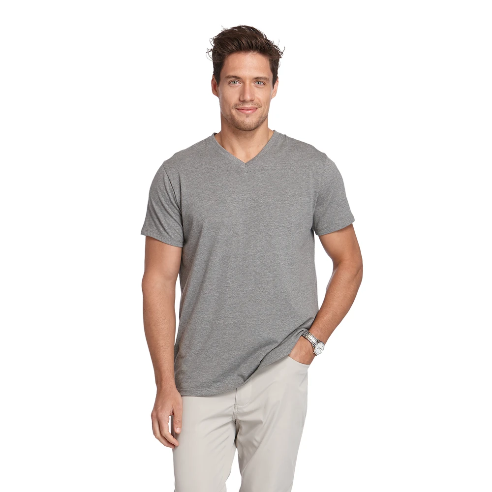 Platinum Adult Unisex CVC Short Sleeve V-Neck Tee 10 Platinum Adult Unisex CVC Short Sleeve V-Neck Tee - Image 8