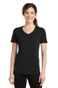 Ladies Performance Blend V-Neck Tee -Jiffyshirts Sales Store 818ae56a19af7c