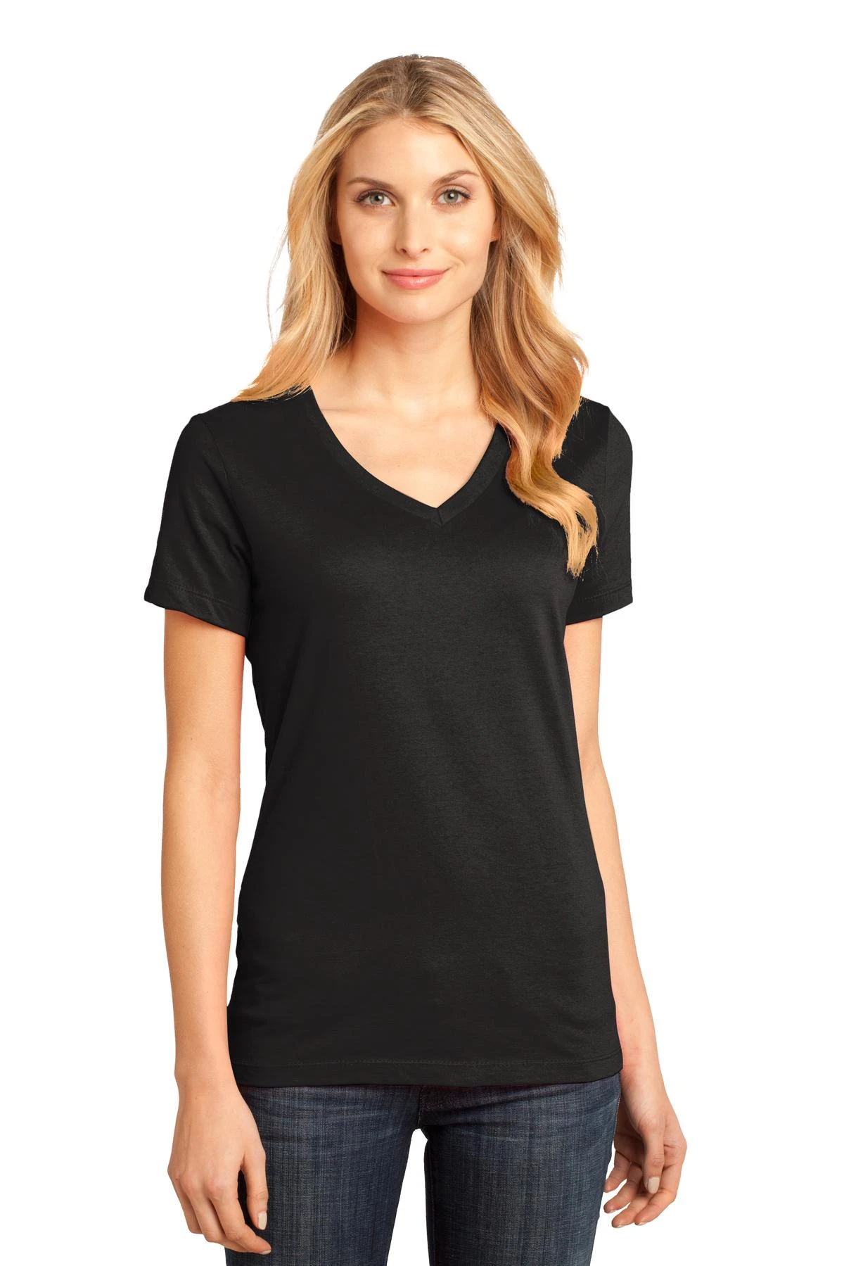 District Ladies' Perfect Weight V-Neck Tee 11 District Ladies' Perfect Weight V-Neck Tee - Image 9