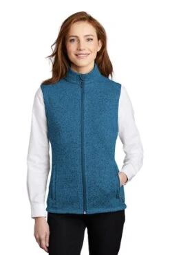 Ladies Sweater Fleece Vest 15 Ladies Sweater Fleece Vest -Jiffyshirts Sales Store 81db267a3f47a1