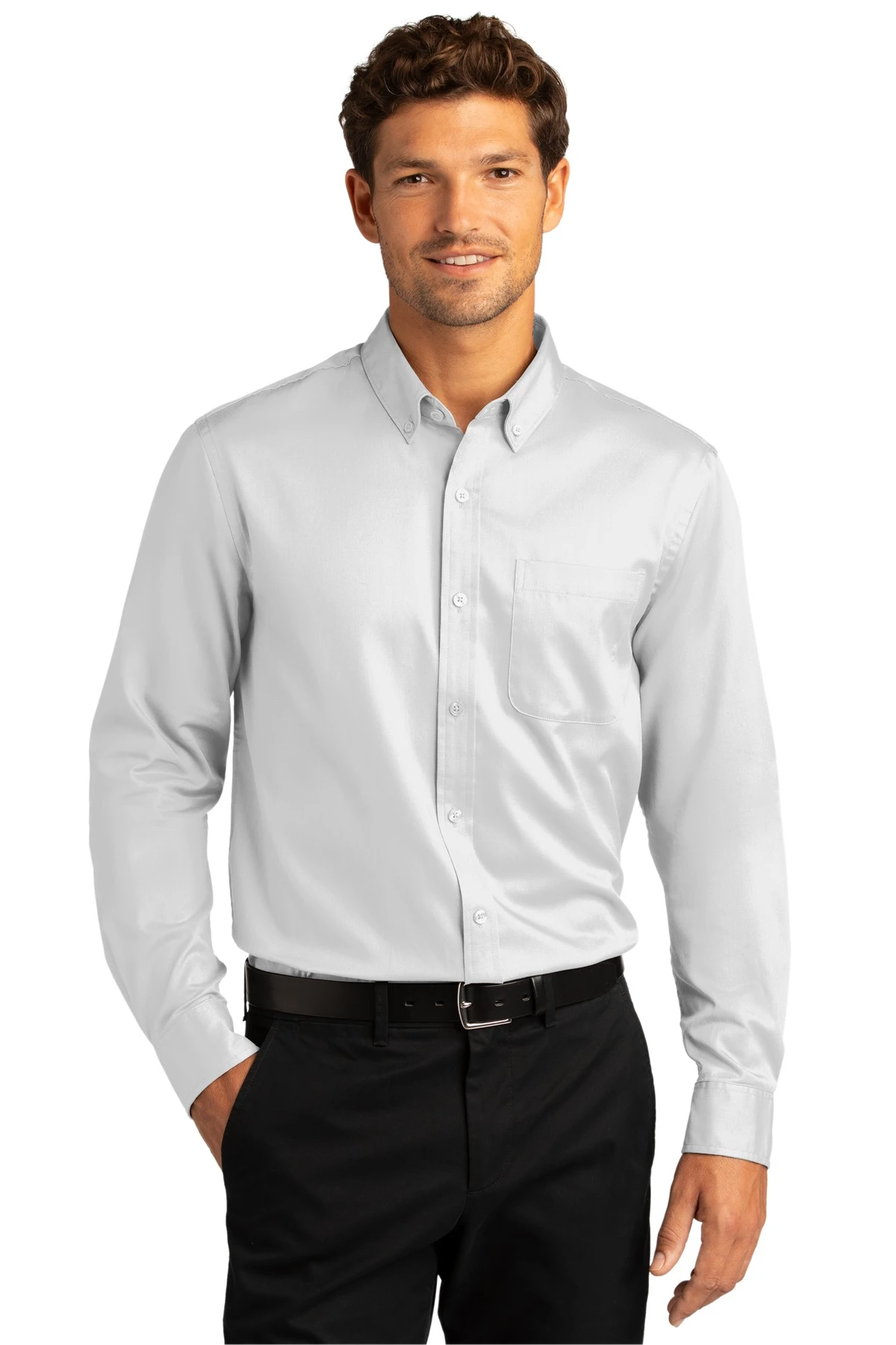 Long Sleeve SuperPro React™ Twill Shirt 6 Long Sleeve SuperPro React™ Twill Shirt - Image 4