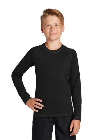 Youth Unisex Long Sleeve Rashguard Tee 3 Youth Unisex Long Sleeve Rashguard Tee