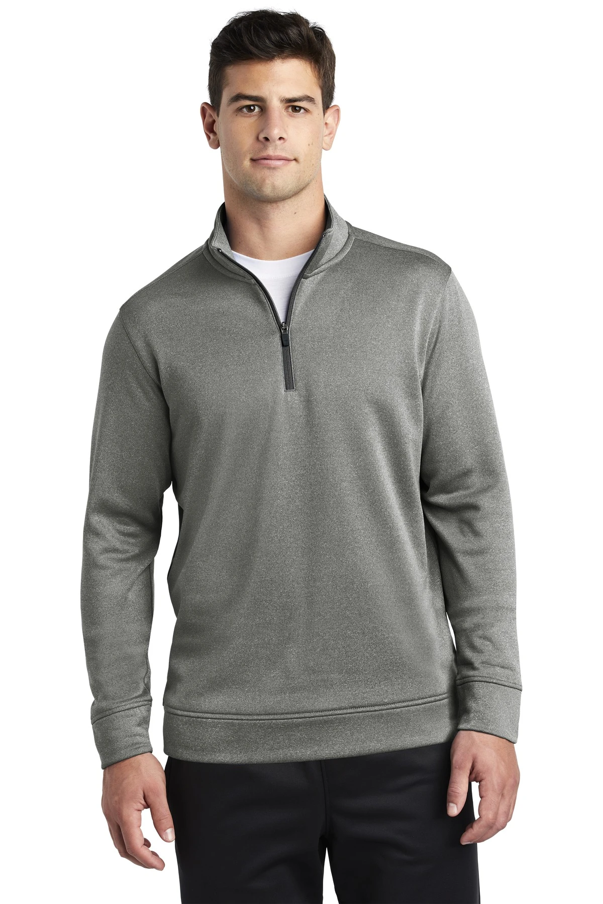PosiCharge Sport-Wick Heather Fleece 1/4-Zip Pullover 7 PosiCharge Sport-Wick Heather Fleece 1/4-Zip Pullover - Image 5