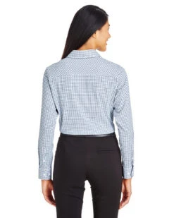 CrownLux Performance™ Ladies' Micro Windowpane Shirt 9 CrownLux Performance™ Ladies' Micro Windowpane Shirt -Jiffyshirts Sales Store 82dccec4e17830