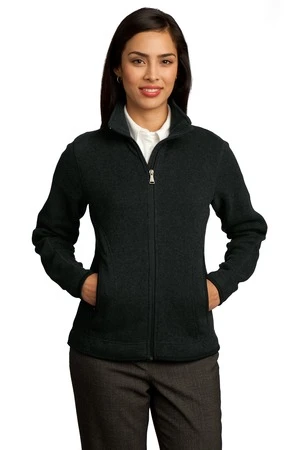 Ladies Sweater Fleece Full-Zip Jacket 7 Ladies Sweater Fleece Full-Zip Jacket - Image 5