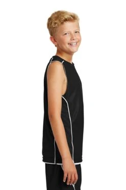 Youth Unisex PosiCharge Mesh Reversible Sleeveless Tee -Jiffyshirts Sales Store 830460aea1ce20