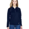 Ladies' Radar Quarter-Zip Performance Long-Sleeve Top -Jiffyshirts Sales Store 8365bd7f89fbc7