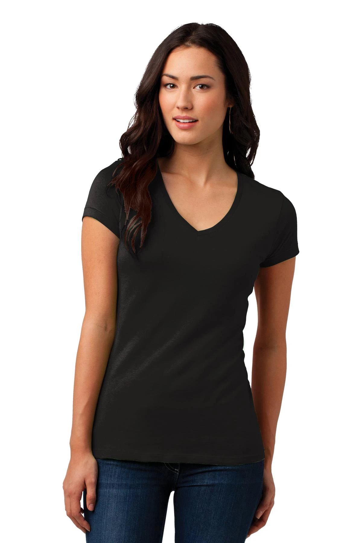 District Ladies' Junior Soft Wash V-Neck Tee 11 District Ladies' Junior Soft Wash V-Neck Tee - Image 9