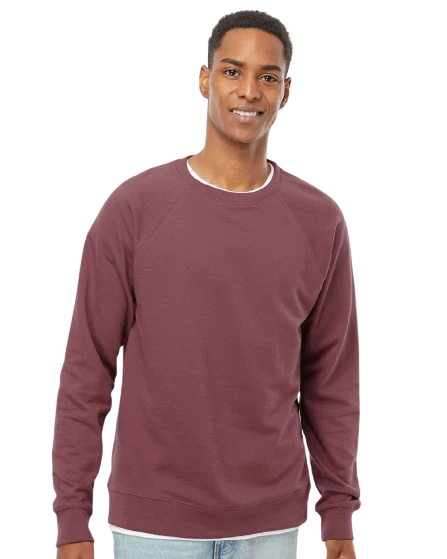 Unisex Lightweight Loopback Terry Crew 14 Unisex Lightweight Loopback Terry Crew - Image 12