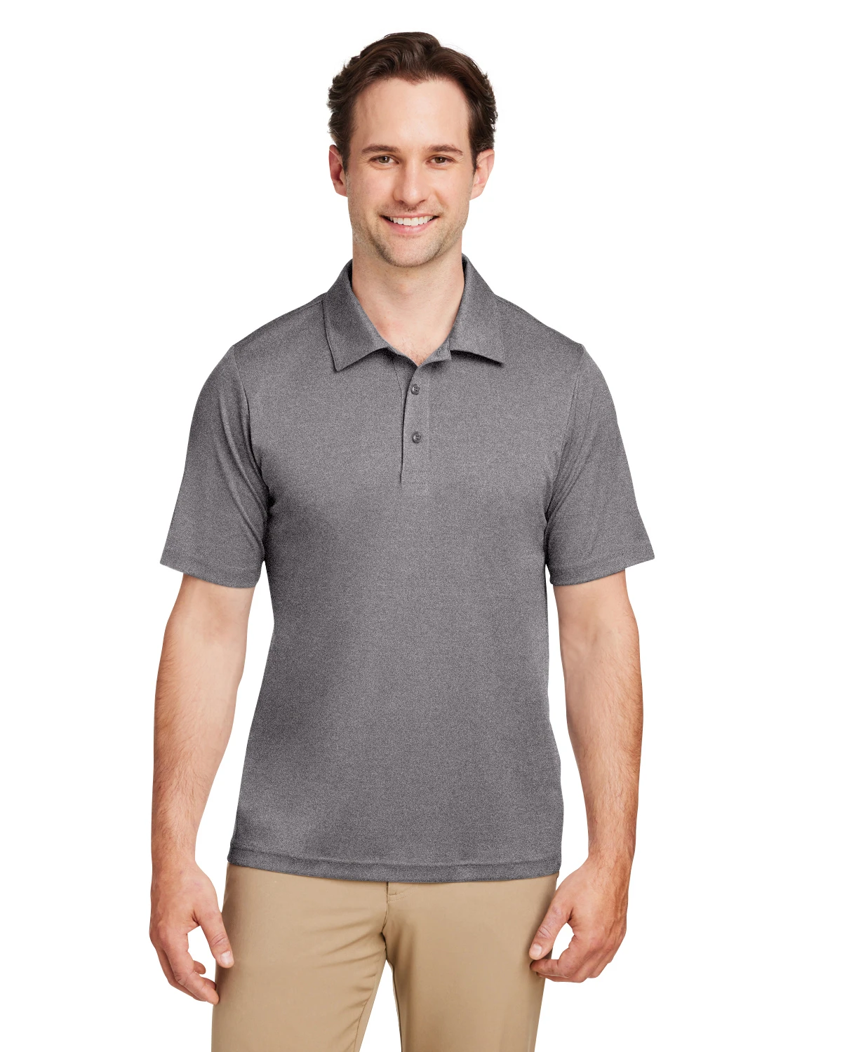 Men's Zone Sonic Heather Performance Polo 7 Men's Zone Sonic Heather Performance Polo - Image 5