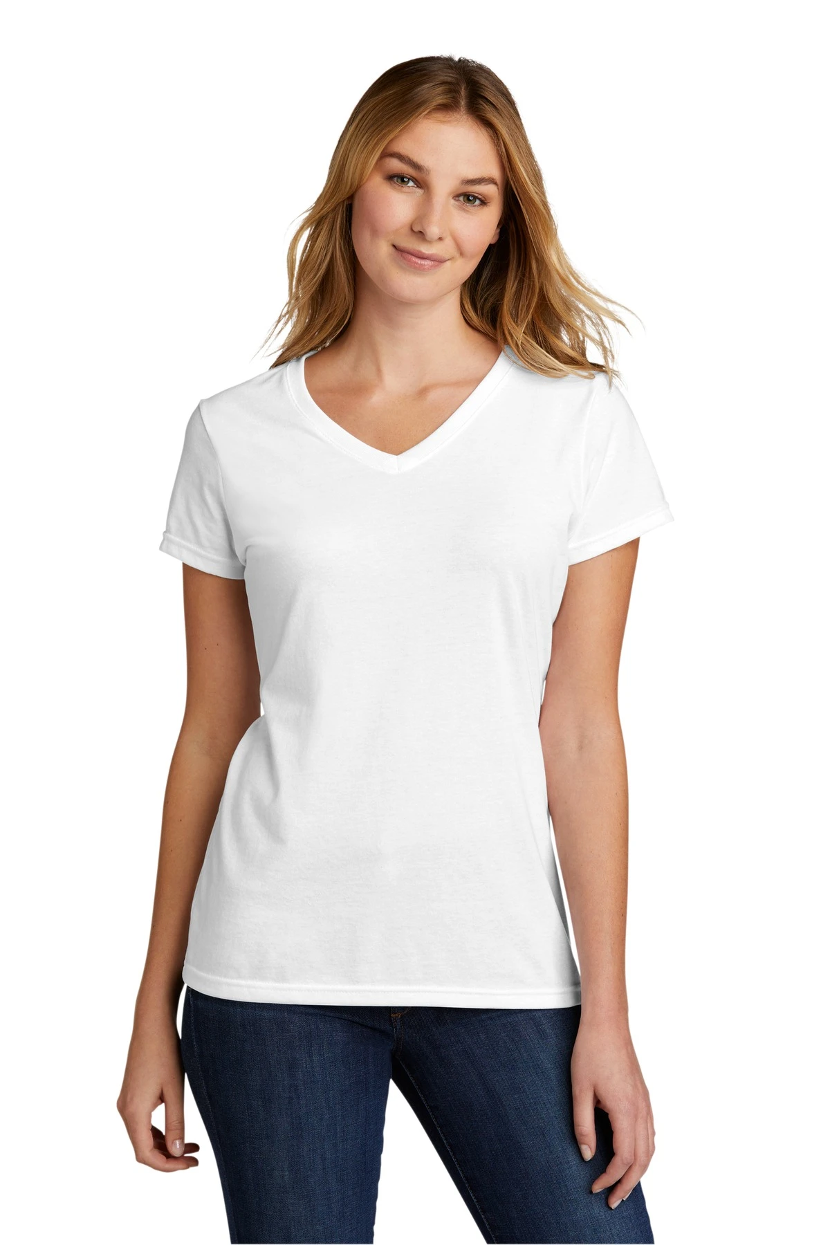 Ladies Tri-Blend V-Neck Tee 6 Ladies Tri-Blend V-Neck Tee - Image 4