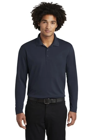 Men's PosiCharge RacerMesh Long Sleeve Polo 14 Men's PosiCharge RacerMesh Long Sleeve Polo - Image 12