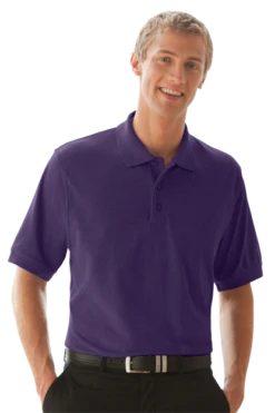 Unisex Soft-Blend Double-Tuck Pique Polo -Jiffyshirts Sales Store 8520f320c5f1ab