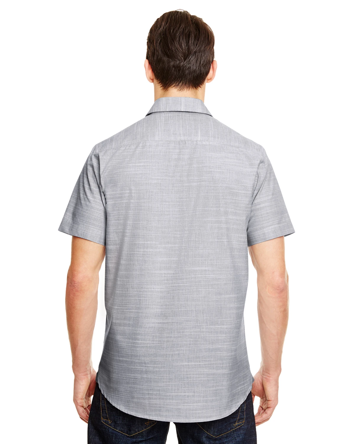 Men's Textured Woven Shirt 5 Men's Textured Woven Shirt - Image 3