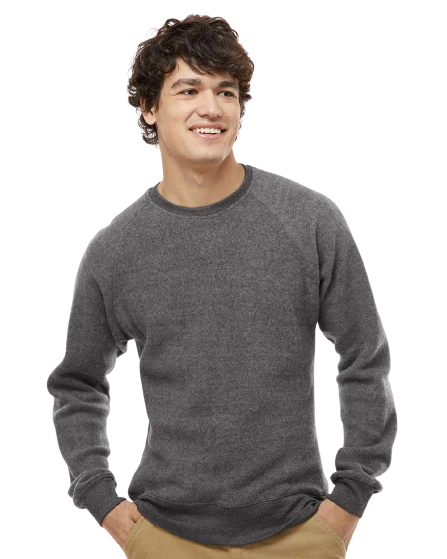Adult Unisex Flip Side Fleece Crewneck Pullover 6 Adult Unisex Flip Side Fleece Crewneck Pullover - Image 4