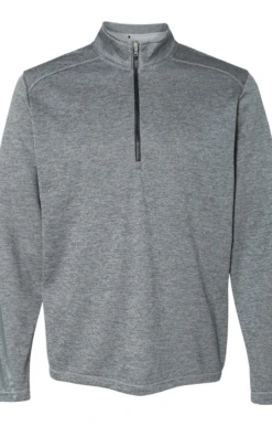 ADIDAS Men's 3-Stripes Heather Quarter-Zip 12 ADIDAS Men's 3-Stripes Heather Quarter-Zip -Jiffyshirts Sales Store 85f925ea9deafd