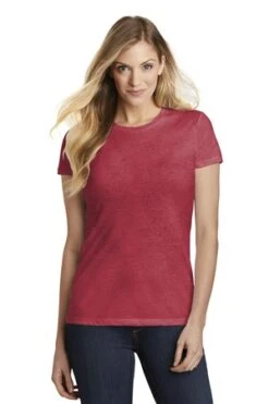 District Ladies' Fitted Perfect Tri Tee -Jiffyshirts Sales Store 8603a0a90dc5cd