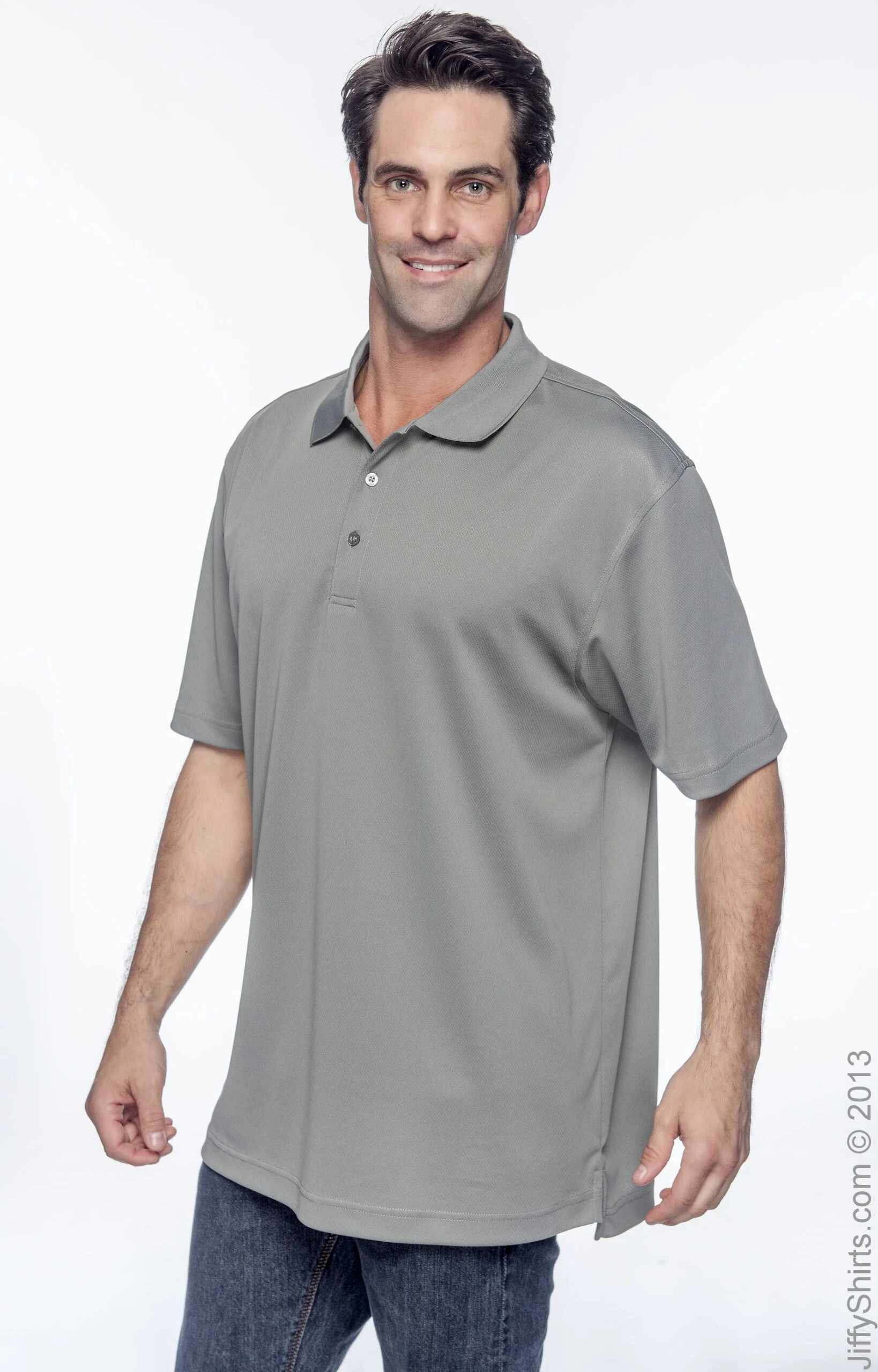 Men's Double Mesh Polo 4 Men's Double Mesh Polo - Image 2