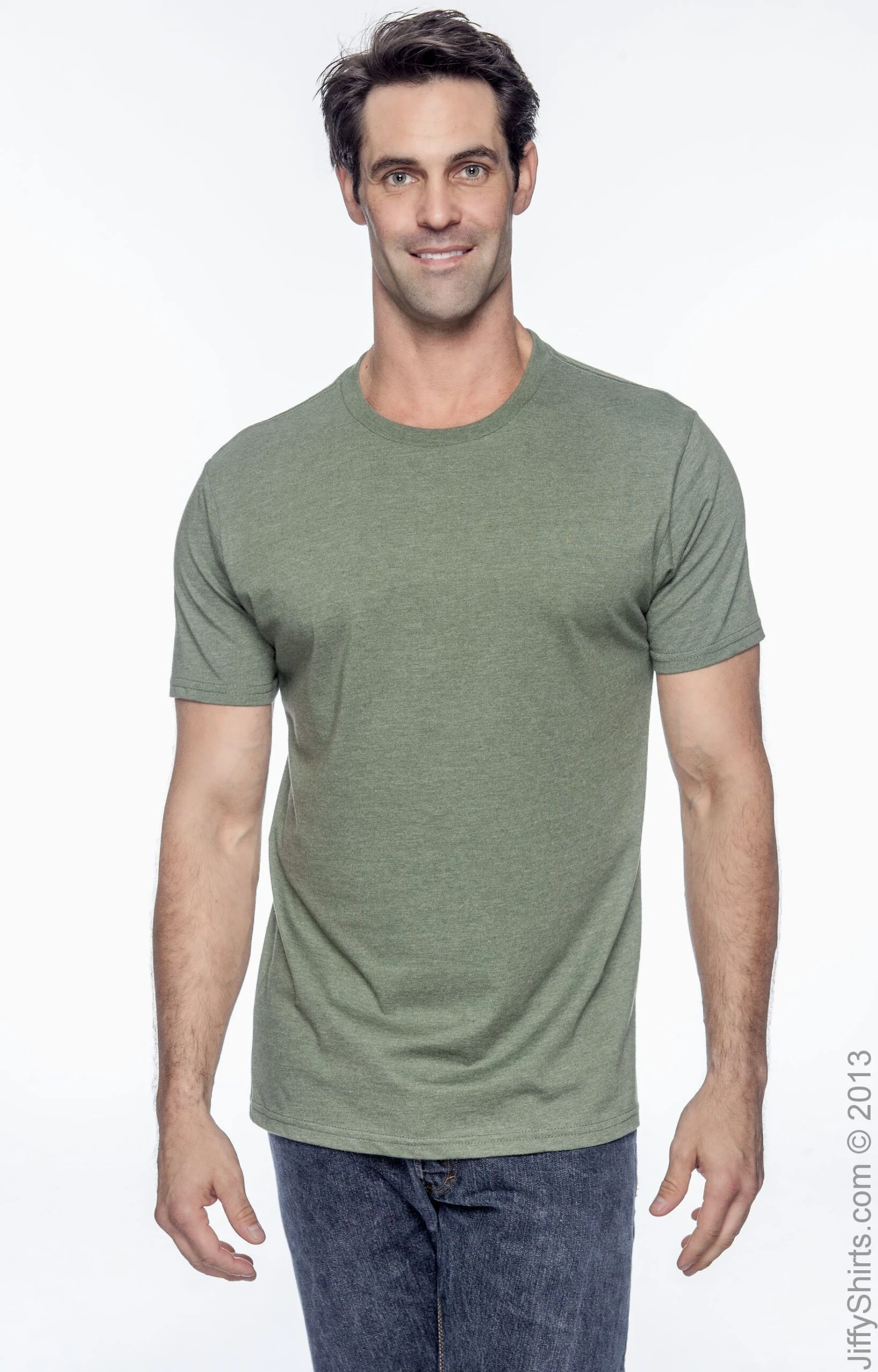 Men's 4.25 Oz. Blended Eco T-Shirt 8 Men's 4.25 Oz. Blended Eco T-Shirt - Image 6