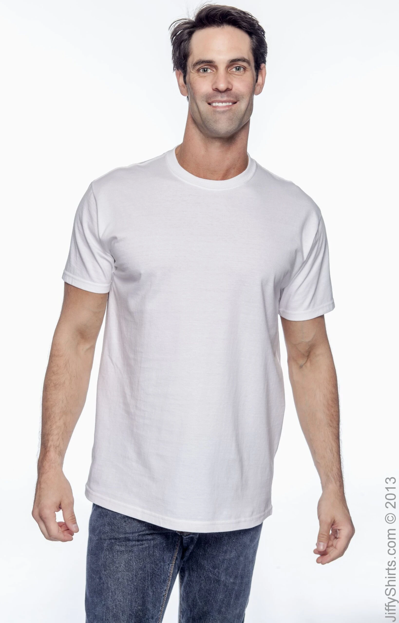 Men's 5.5 Oz., 100% Organic Cotton Classic Short-Sleeve T-Shirt 3 Men's 5.5 Oz., 100% Organic Cotton Classic Short-Sleeve T-Shirt