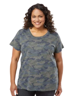 Ladies' Curvy Fine Jersey T-Shirt -Jiffyshirts Sales Store 87c008708c0ea4