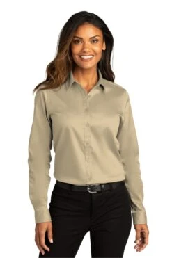 Ladies Long Sleeve SuperPro React Twill Shirt 39 Ladies Long Sleeve SuperPro React Twill Shirt -Jiffyshirts Sales Store 87c34218d1c0f5