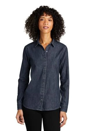 Ladies Long Sleeve Perfect Denim Shirt 3 Ladies Long Sleeve Perfect Denim Shirt