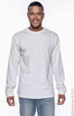 Men's 5.5 Oz., 100% Organic Cotton Classic Long-Sleeve T-Shirt 14 Men's 5.5 Oz., 100% Organic Cotton Classic Long-Sleeve T-Shirt -Jiffyshirts Sales Store 881A4C347EC9B2