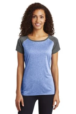 Ladies Heather-On-Heather Contender Scoop Neck Tee 18 Ladies Heather-On-Heather Contender Scoop Neck Tee -Jiffyshirts Sales Store 88637b9d975683